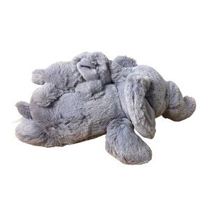 NWT Nancy Tillman  Purple Wind Up elephant Lovey You Are Loved Plush Elephant